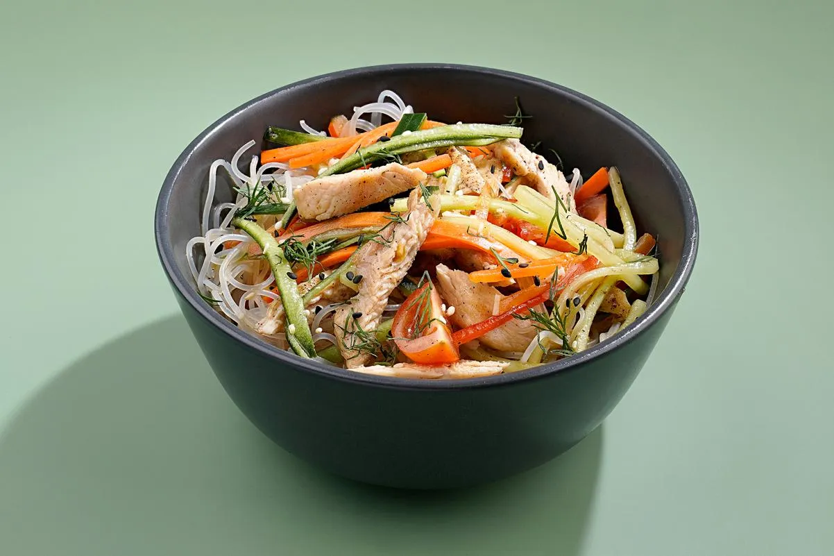 Фунчоза с курицей