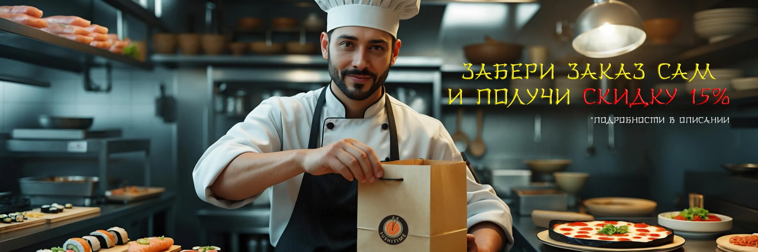 Скидка 15% на самовывоз