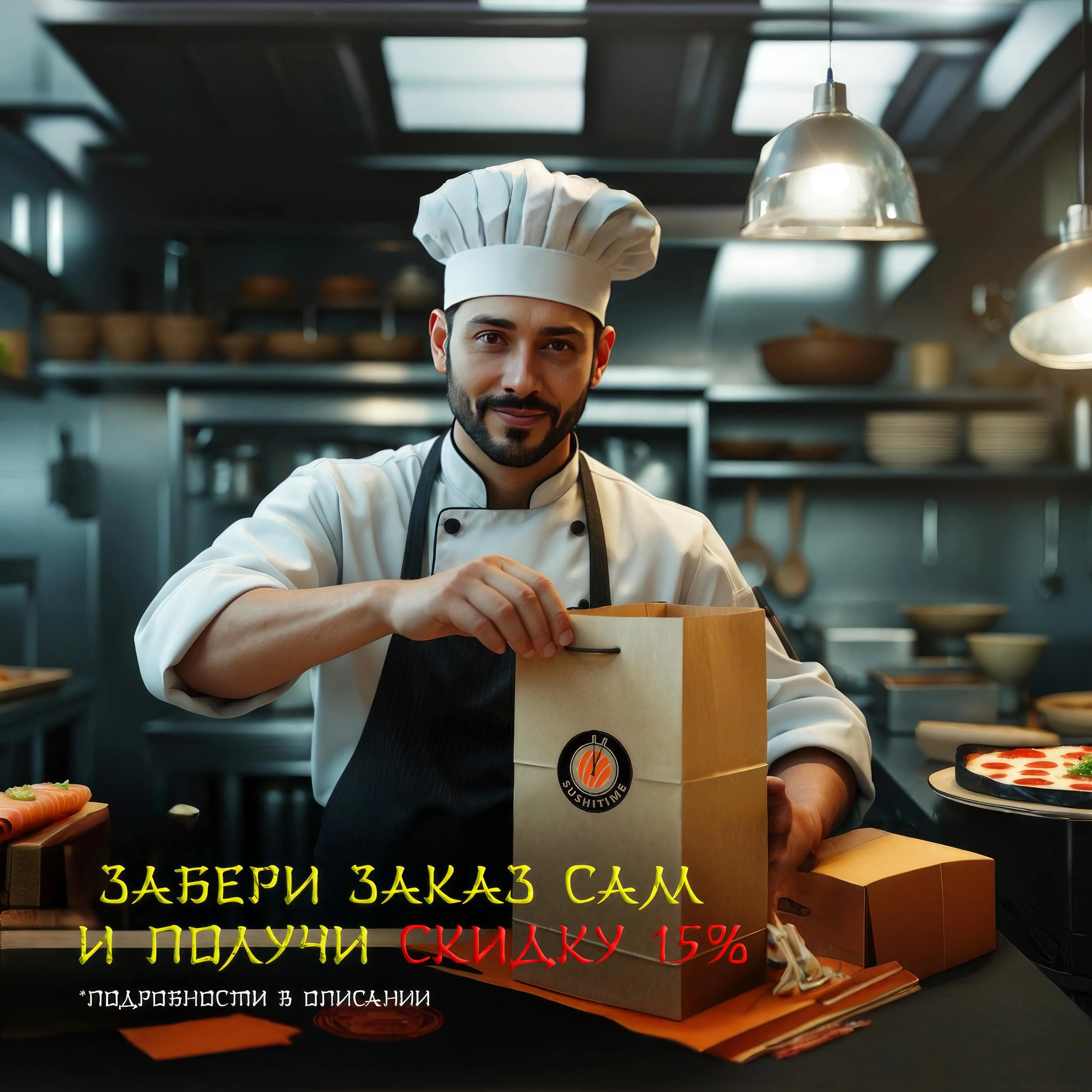 Скидка 15% на самовывоз