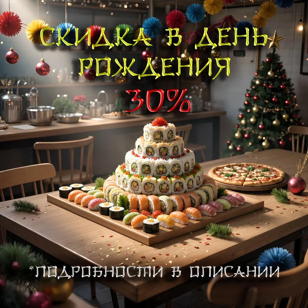 Скидка в День Рождения