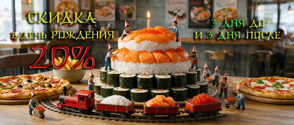 Скидка в День Рождения